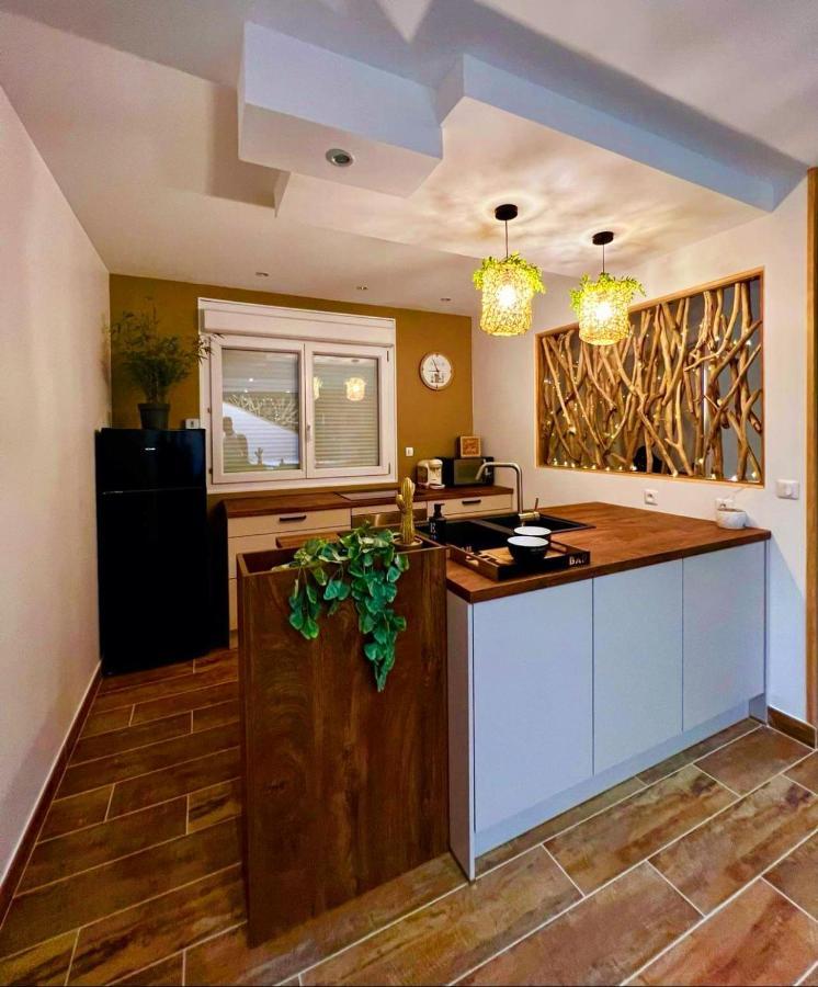 A Fleur de Spa : Maison chaleureuse avec spa privatif et billard. Coulogne Extérieur photo